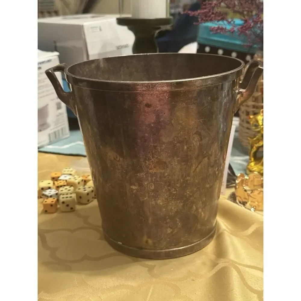 Art Deco Grand Silver Co Silver Plated Hotel Ware Champagne Ice Wine Bucket